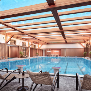 现代室内游泳馆